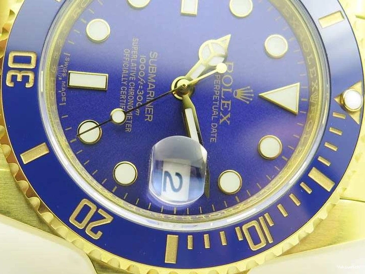 Wrapped YG Edition Best TW Full Blue A2836 116618LB Submariner 0803